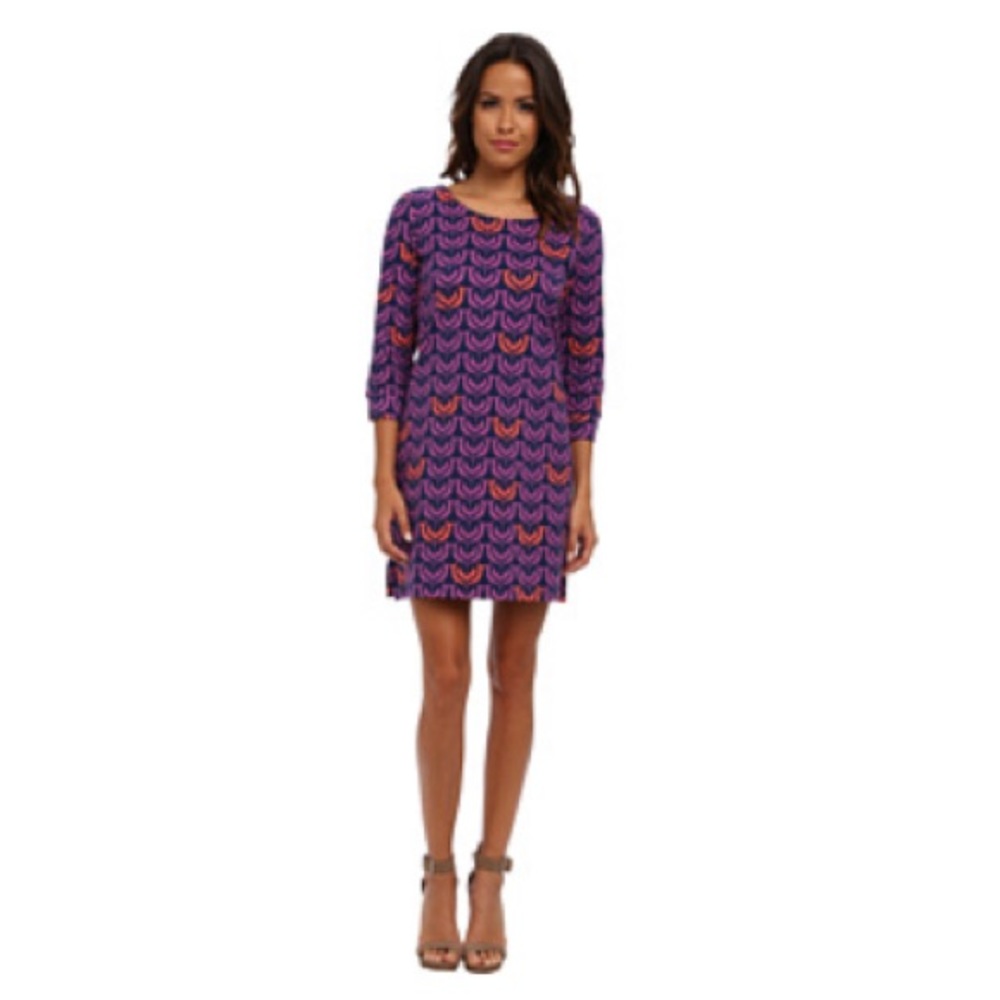 Hatley 3/4-sleeve cotton/Spandex shift dress